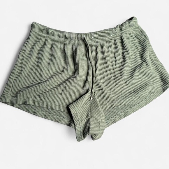 Primark Green Ribbed Tank & Shorts Set, - Picture 4 of 6